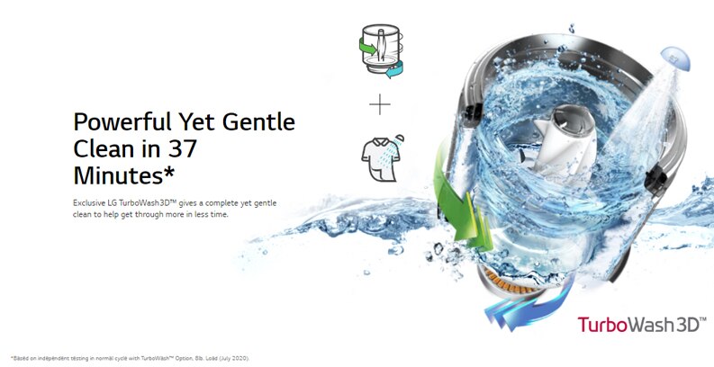 LG Electronics 27 in. 4.8 cu. ft. Mega Capacity Graphite Steel Top Load